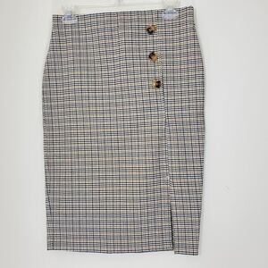 Meg & Margot Plaid Skirt, Size XS